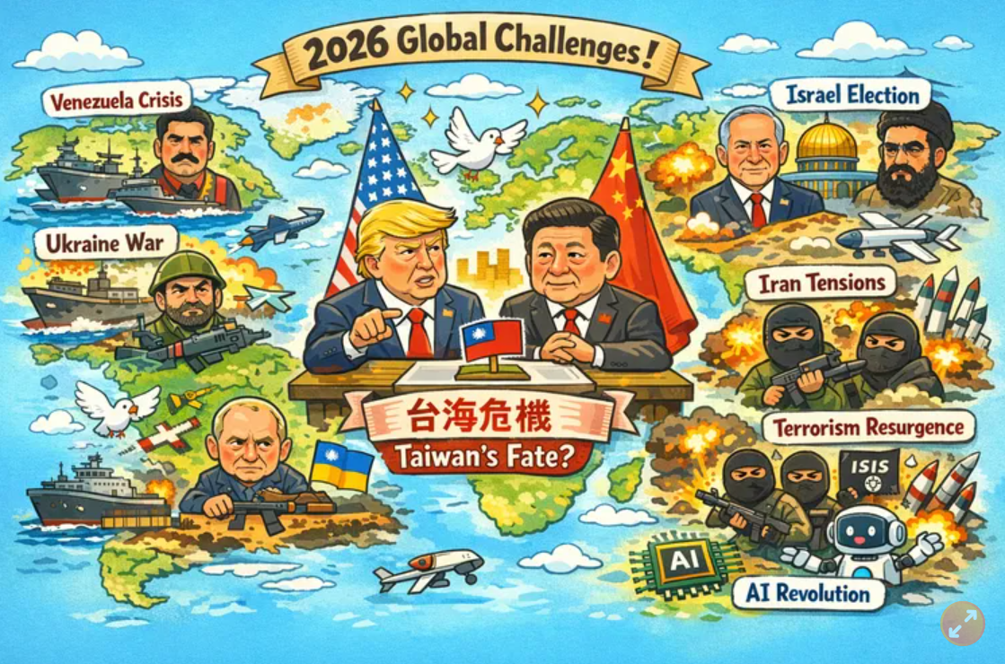 CNN预言“2026全球7大事” 川习会恐决定台海局势